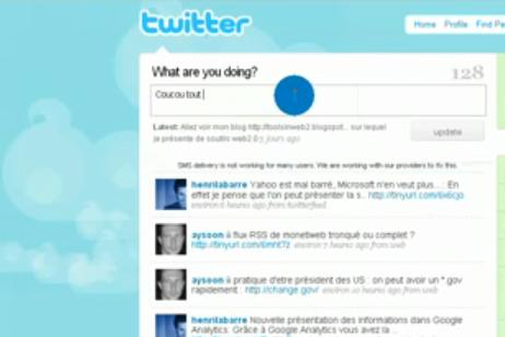 s'inscrire sur Twitter - le micro-blogging