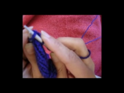 faire une diminution (2 mailles) d'un tricot