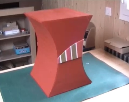 fabriquer un tabouret en carton - 1/2